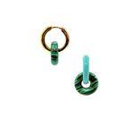 Charm DONUT STONES - Malachite - MOOPSDon - Stones - Mal