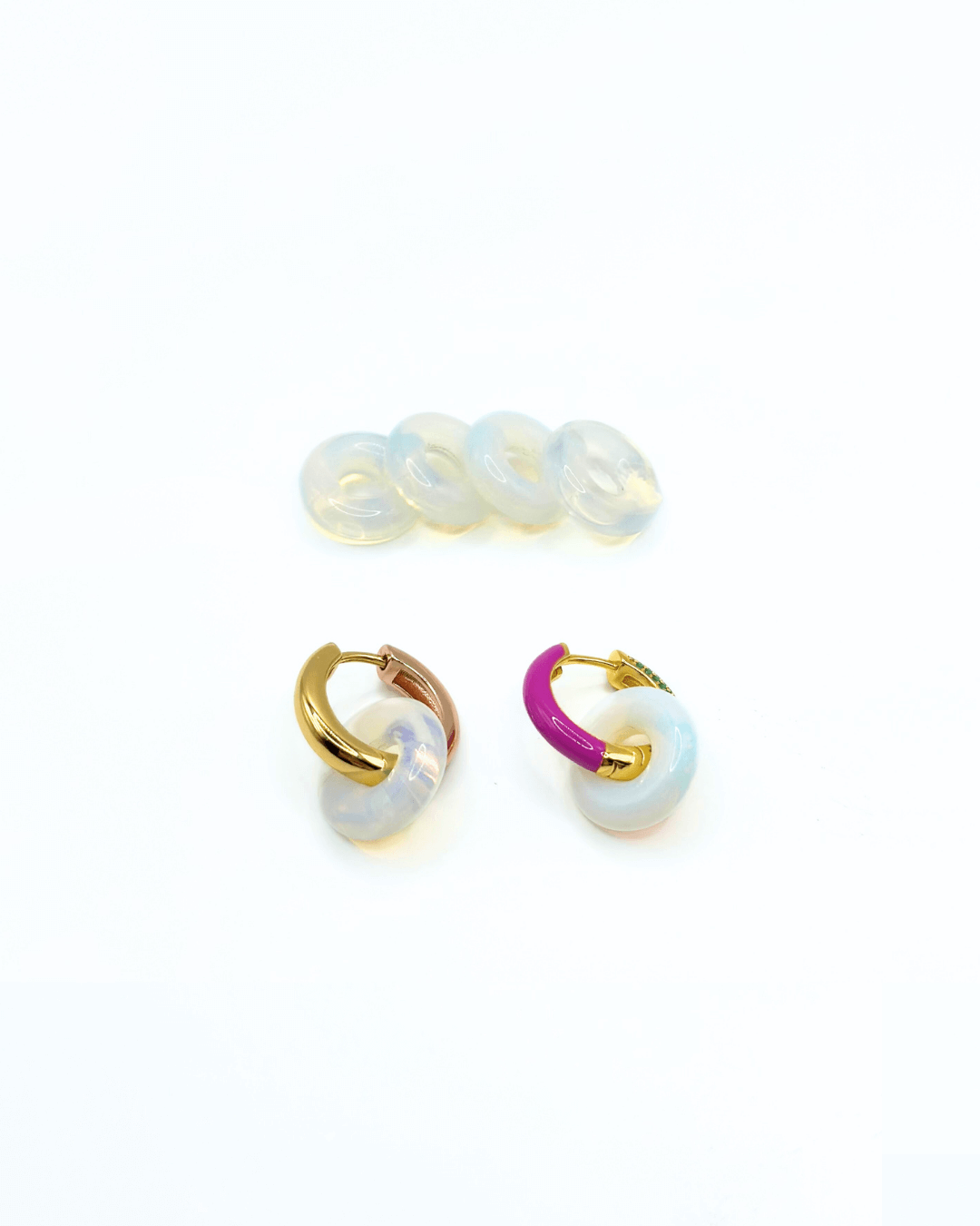 Charm DONUT STONES - Opale - MOOPSDon - Stones - Opale