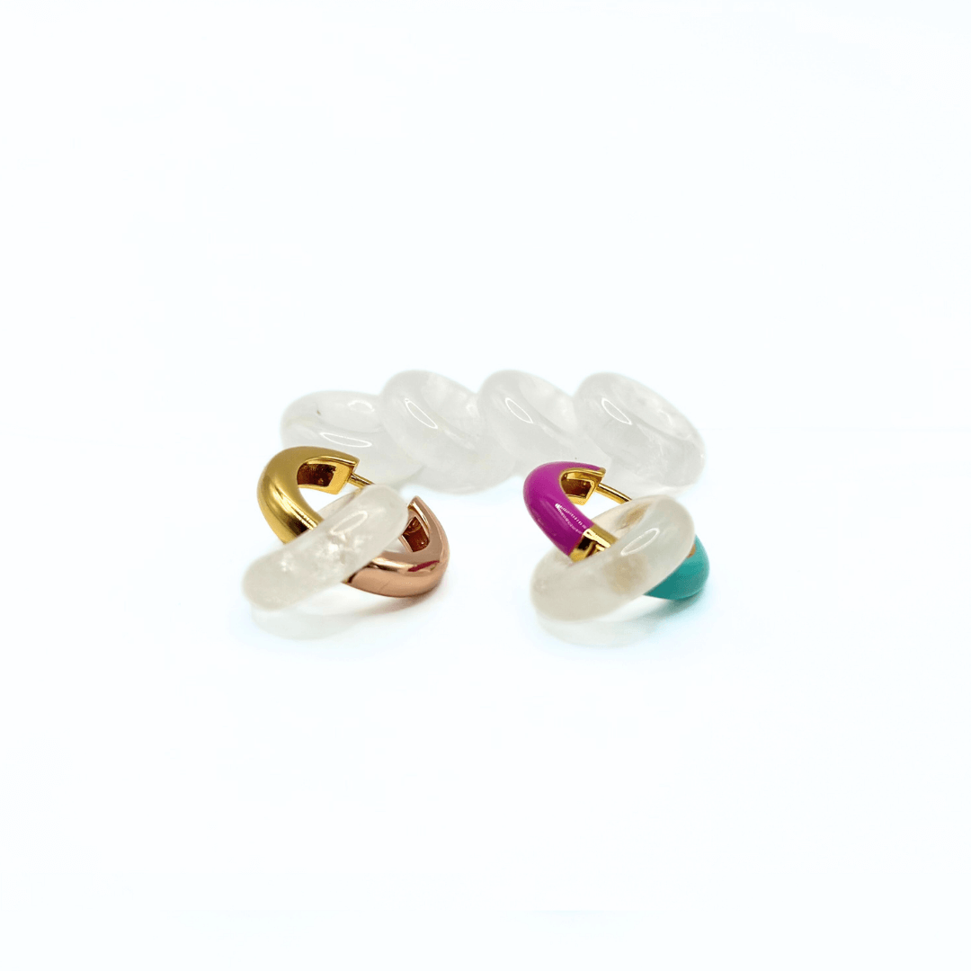Charm DONUT STONES - Quarzo Clear - MOOPSDon - Stones - QClear