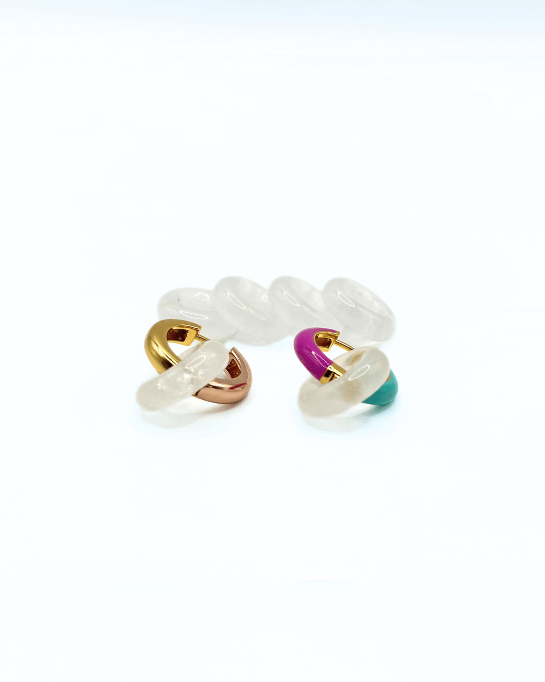Charm DONUT STONES - Quarzo Clear - MOOPSDon - Stones - QClear