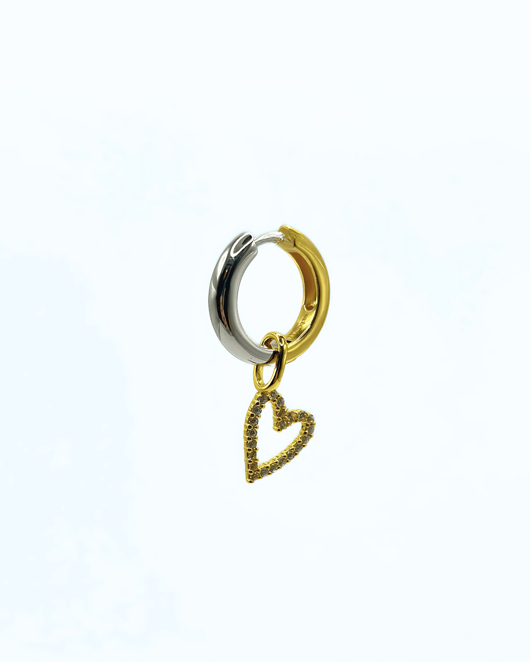 Charm SPARKLE HEART - Bianco - MOOPSSPARK - HEA - B