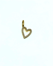 Charm SPARKLE HEART - Bianco - MOOPSSPARK - HEA - B