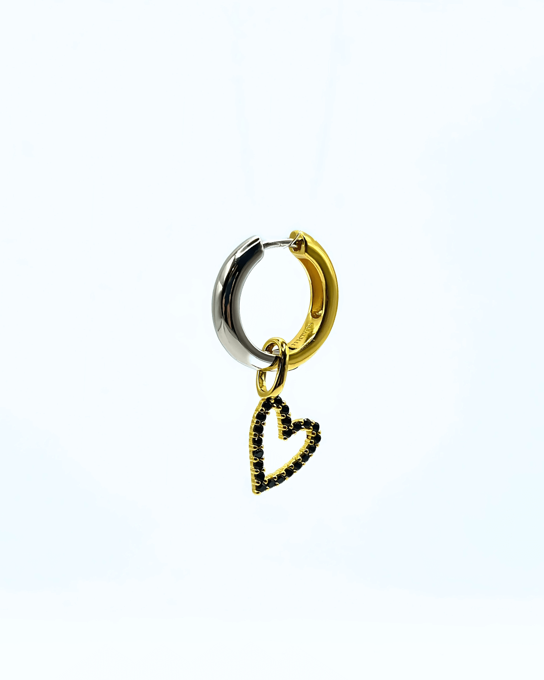 Charm SPARKLE HEART - Nero - MOOPSSPARK - HEA - N