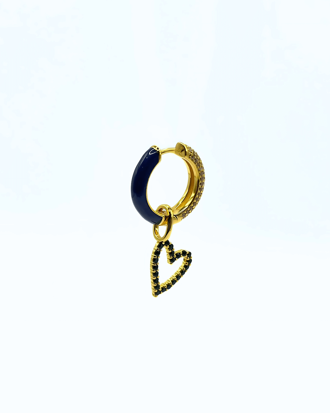 Charm SPARKLE HEART - Nero - MOOPSSPARK - HEA - N