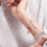 Charm SPARKLE HEART - Ruby - MOOPSSPARK - HEA - R