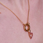 Charm SPARKLE HEART - Ruby - MOOPSSPARK - HEA - R