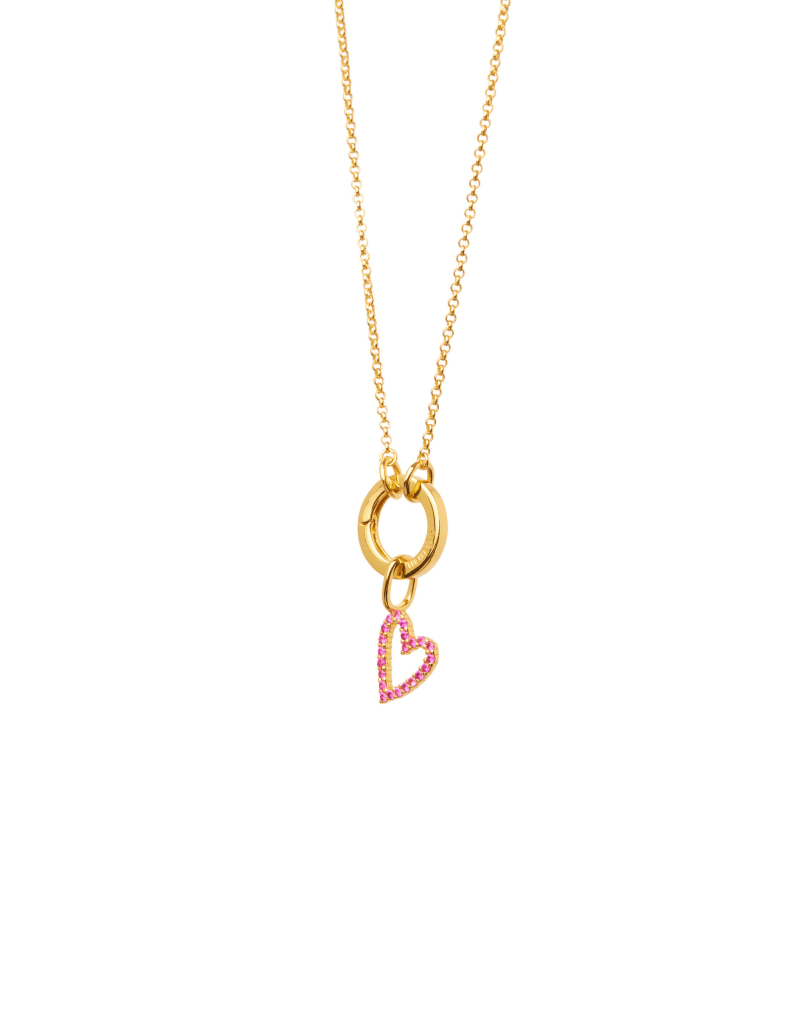 Charm SPARKLE HEART - Ruby - MOOPSCH-LO-001