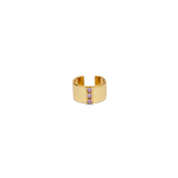 Cuff SHINY BAND - Amethyst - MOOPSEC-GM-001