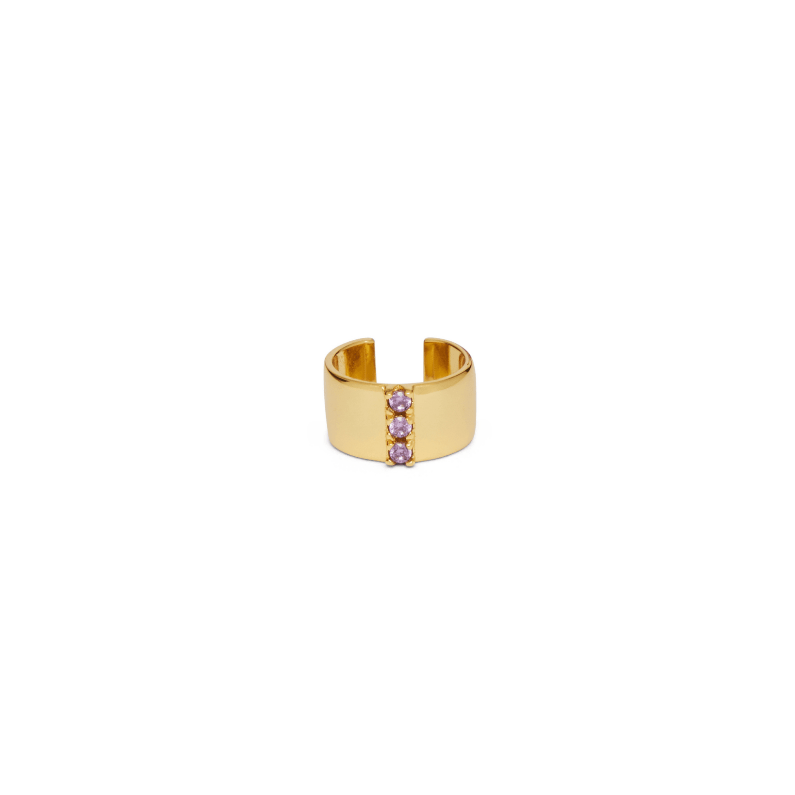 Cuff SHINY BAND - Amethyst - MOOPSEC-GM-001