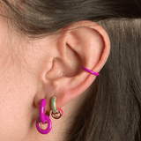 Orecchino HOOP GEMS - Berry