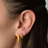 Orecchino HOOP GEMS - Lemon