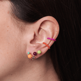 Orecchino BLOOM - Apricot - MOOPSBloom - Apr