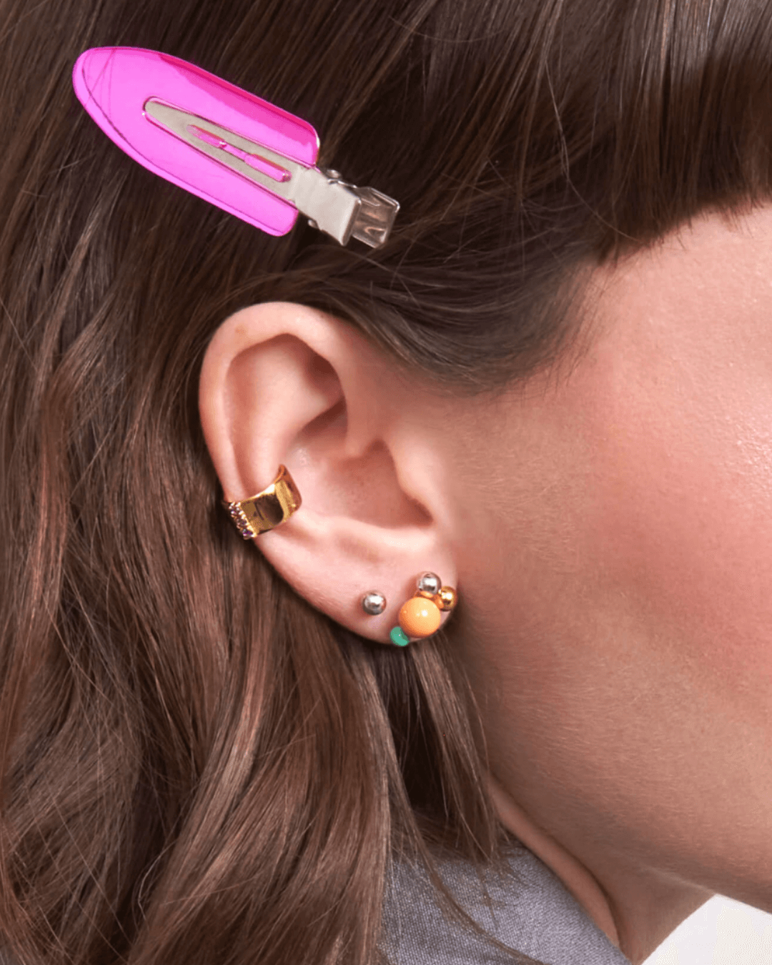 Orecchino BLOOM - Apricot - MOOPSBloom - Apr