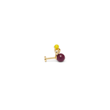 Orecchino BLOOM - Plum - MOOPSPI-CO-004