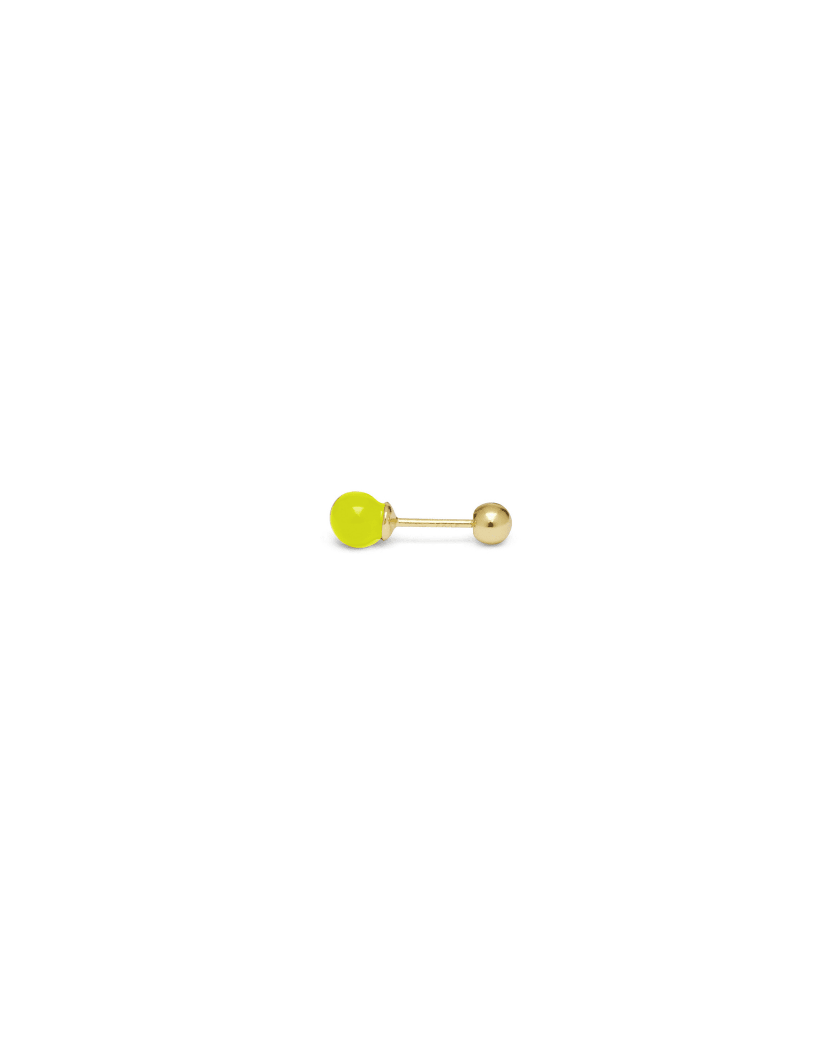 Orecchino DOT COLOR - Gold Lemon - MOOPSPI-CO-012