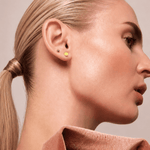 Orecchino DOT COLOR - Gold Lemon - MOOPSPI-CO-012