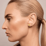 Orecchino DOT COLOR - Gold Lemon - MOOPSPI-CO-012