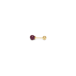 Orecchino DOT COLOR - Gold Plum - MOOPSPI-CO-006
