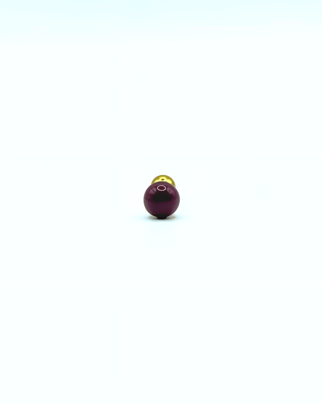 Orecchino DOT COLOR - Gold Plum - MOOPSDotC - GPlum