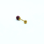 Orecchino DOT COLOR - Gold Plum - MOOPSDotC - GPlum