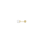 Orecchino DOT COLOR - Gold White - MOOPSPI-CO-014