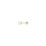 Orecchino DOT COLOR - Gold White - MOOPSPI-CO-014