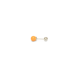 Orecchino DOT COLOR - Silver Apricot - MOOPSPI-CO-007