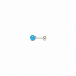 Orecchino DOT COLOR - Silver Aqua - MOOPSPI-CO-009