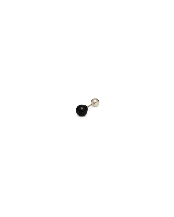 Orecchino DOT COLOR - Silver Black