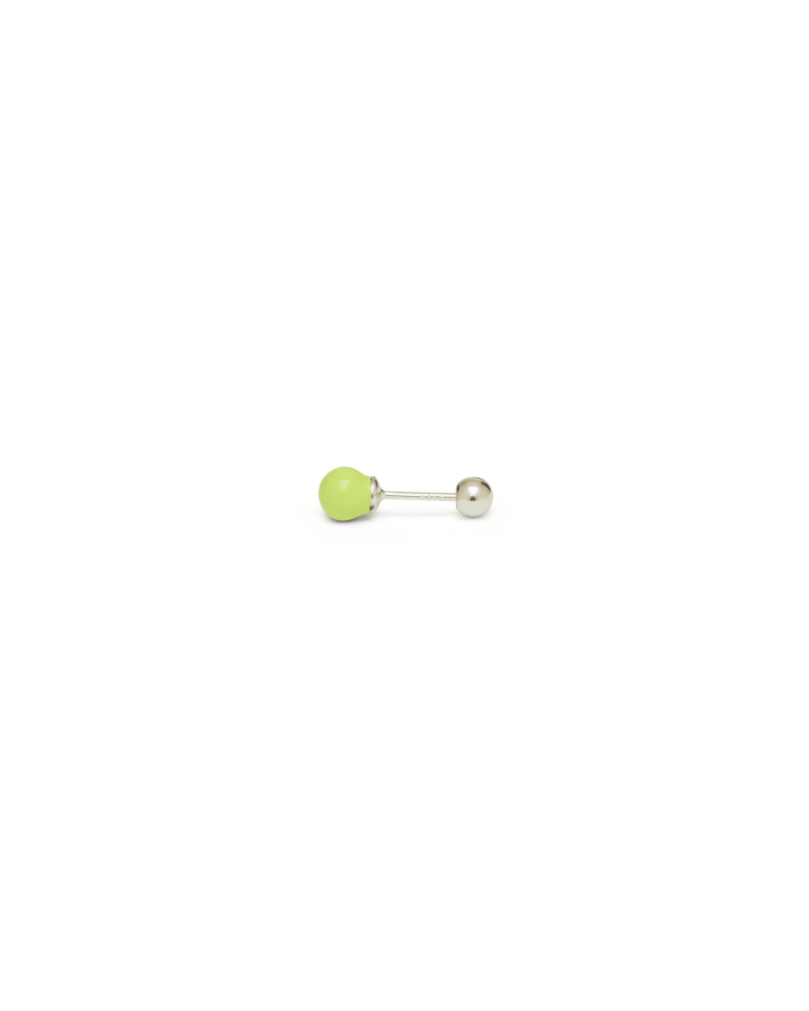 Orecchino DOT COLOR - Silver Matcha - MOOPSPI-CO-008