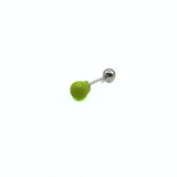 Orecchino DOT COLOR - Silver Matcha - MOOPSDotC - SMat
