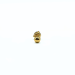 Orecchino DOT SHINY - Gold Amethyst - MOOPSDotSh - GA