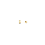 Orecchino DOT SHINY - Gold Apple Green - MOOPSPI-GM-002