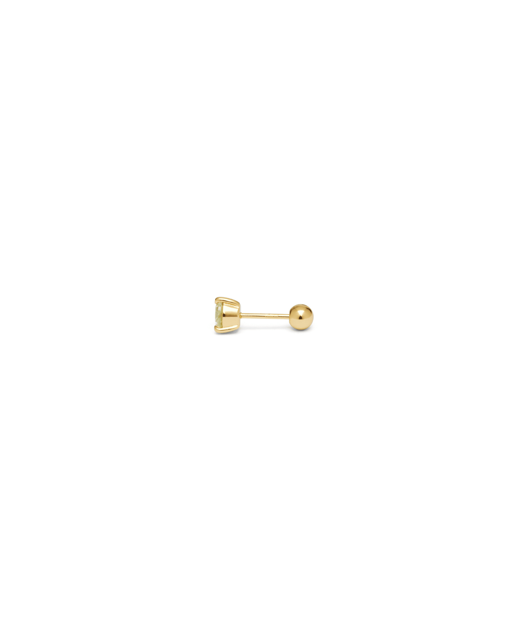 Orecchino DOT SHINY - Gold Apple Green - MOOPSPI-GM-002