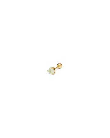 Orecchino DOT SHINY - Gold Apple Green