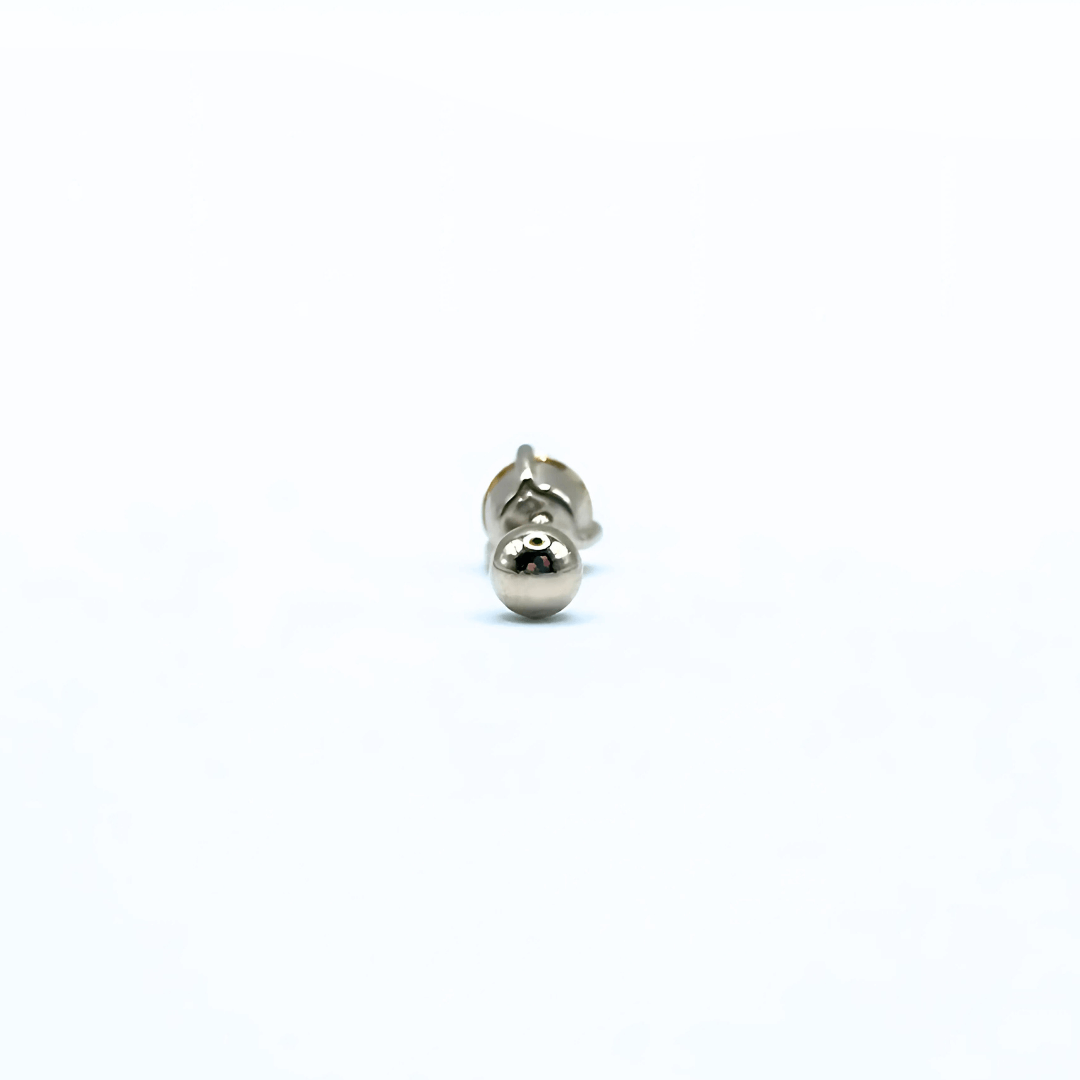 Orecchino DOT SHINY - Silver Champagne - MOOPSDotSh - SC