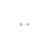 Orecchino DOT SHINY - Silver Champagne - MOOPSPI-GM-003