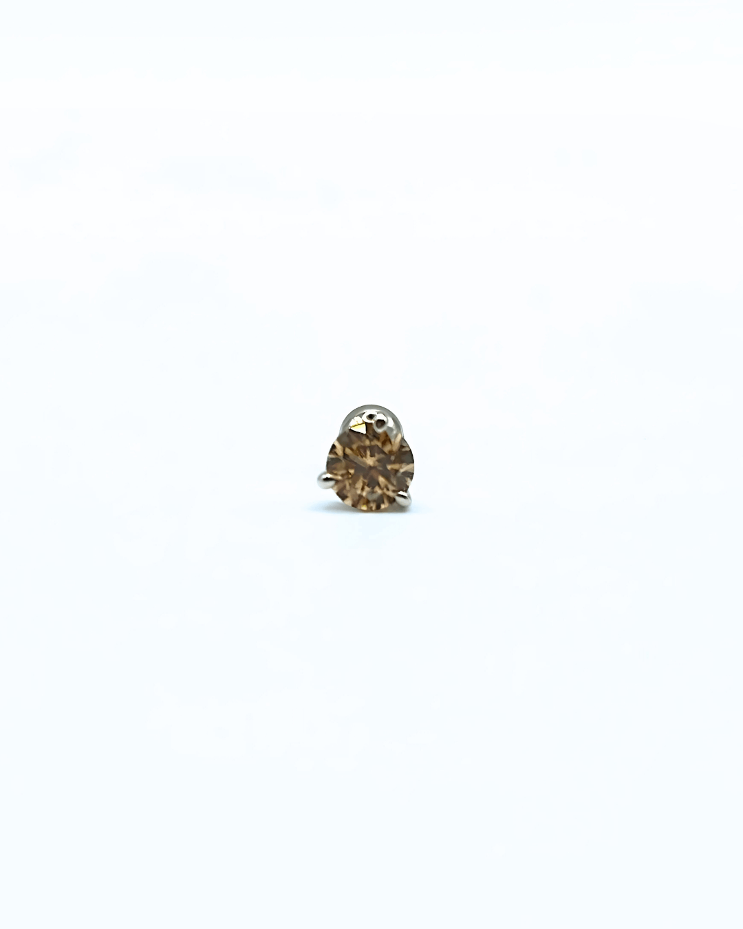 Orecchino DOT SHINY - Silver Champagne - MOOPSDotSh - SC