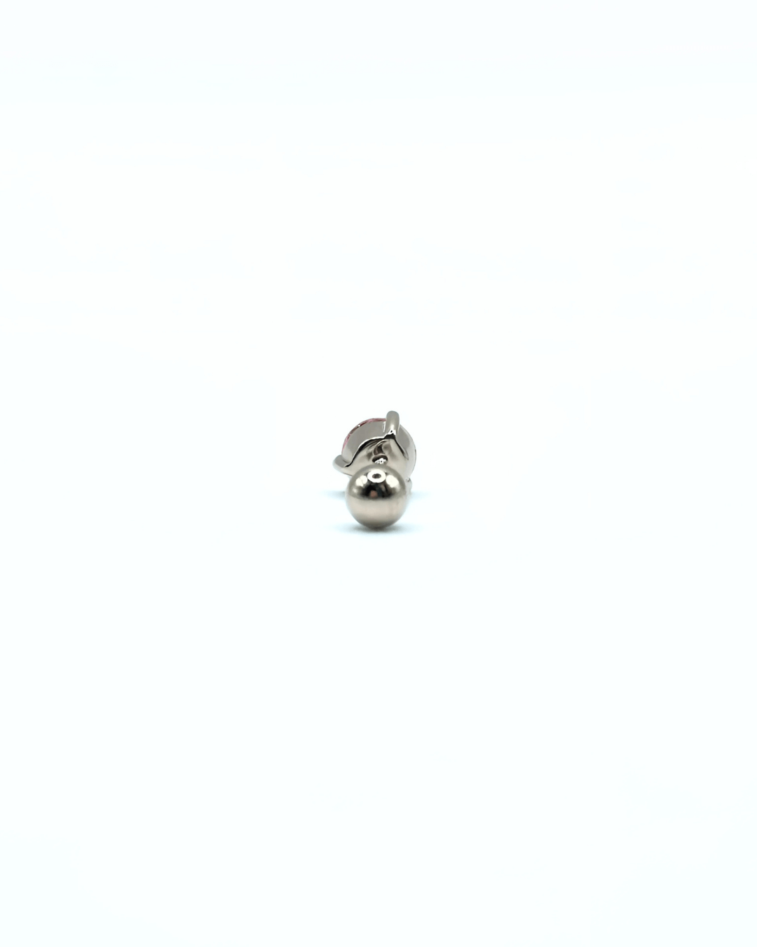 Orecchino DOT SHINY - Silver Pink - MOOPSSDot - SP