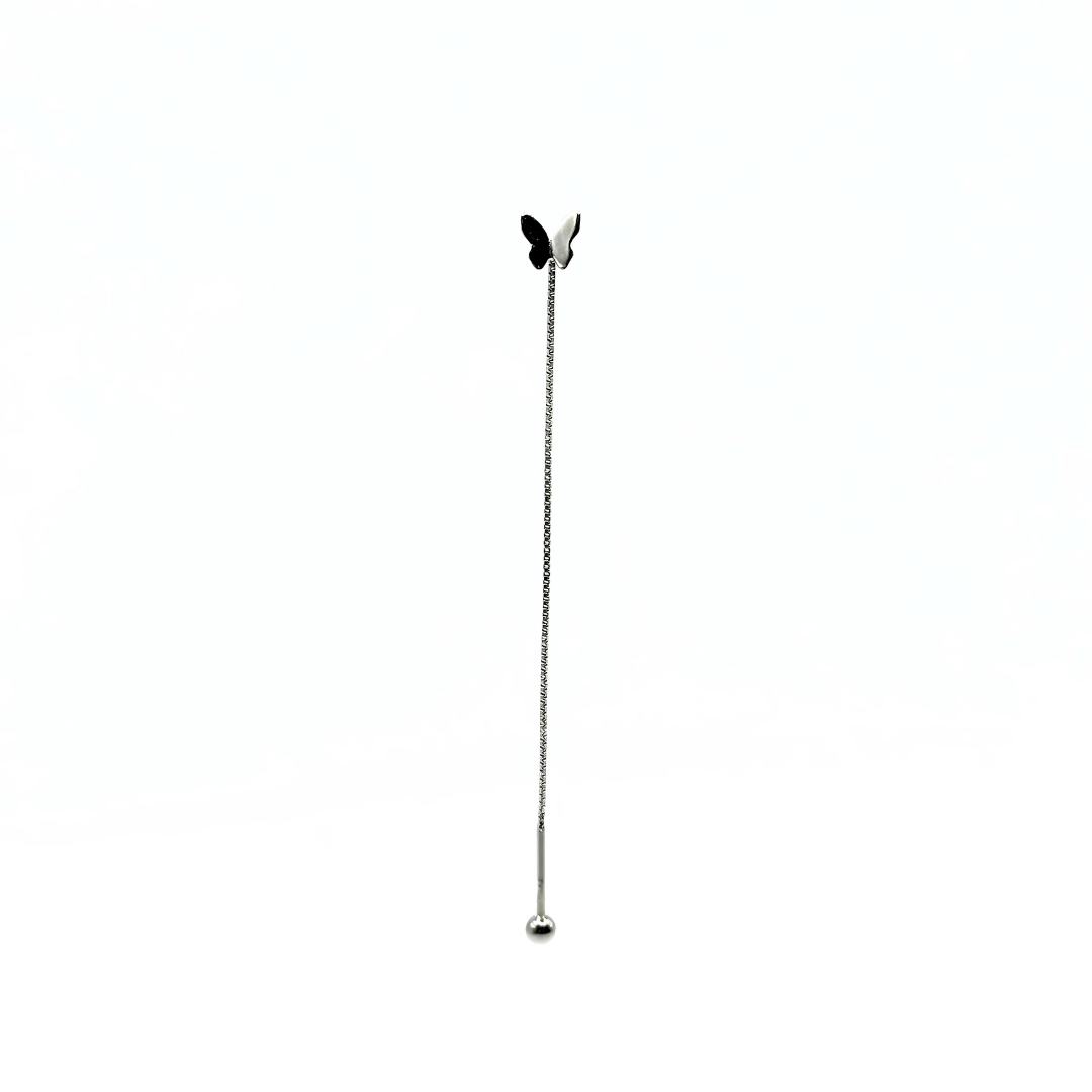 Orecchino FLOOX BUTTERFLY - Silver - MOOPSFLOOX - BS