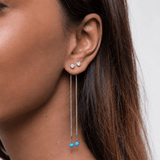 Orecchino FLOOX Duo - Aqua - MOOPSFL-DUO-001