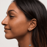 Orecchino FLOOX Duo - Aqua - MOOPSFL-DUO-001