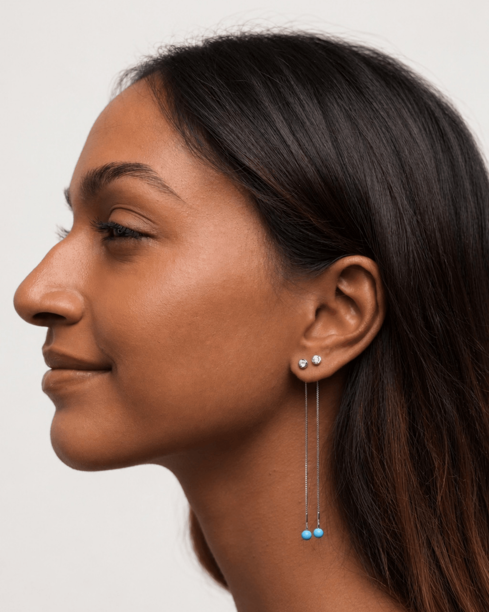 Orecchino FLOOX Duo - Aqua - MOOPSFL-DUO-001