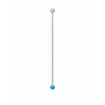 Orecchino FLOOX Duo - Aqua - MOOPSFL-DUO-001