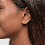 Orecchino FLOOX Duo - Aqua - MOOPSFL-DUO-001