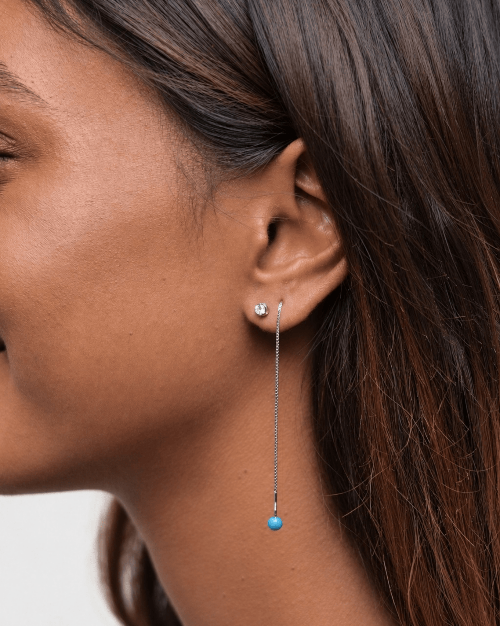 Orecchino FLOOX Duo - Aqua - MOOPSFL-DUO-001