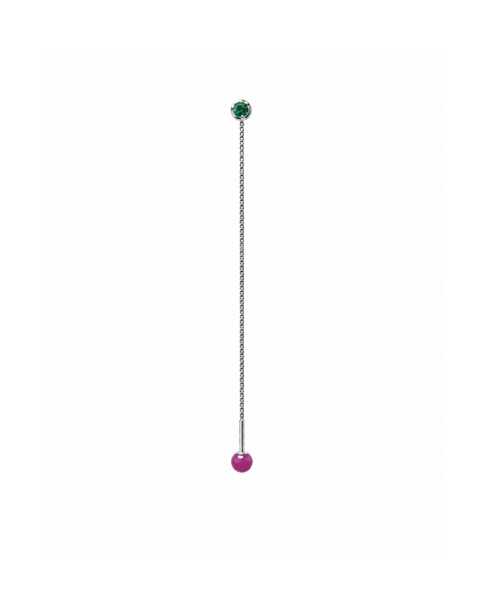 Orecchino FLOOX Duo - Berry - MOOPSFL-DUO-002