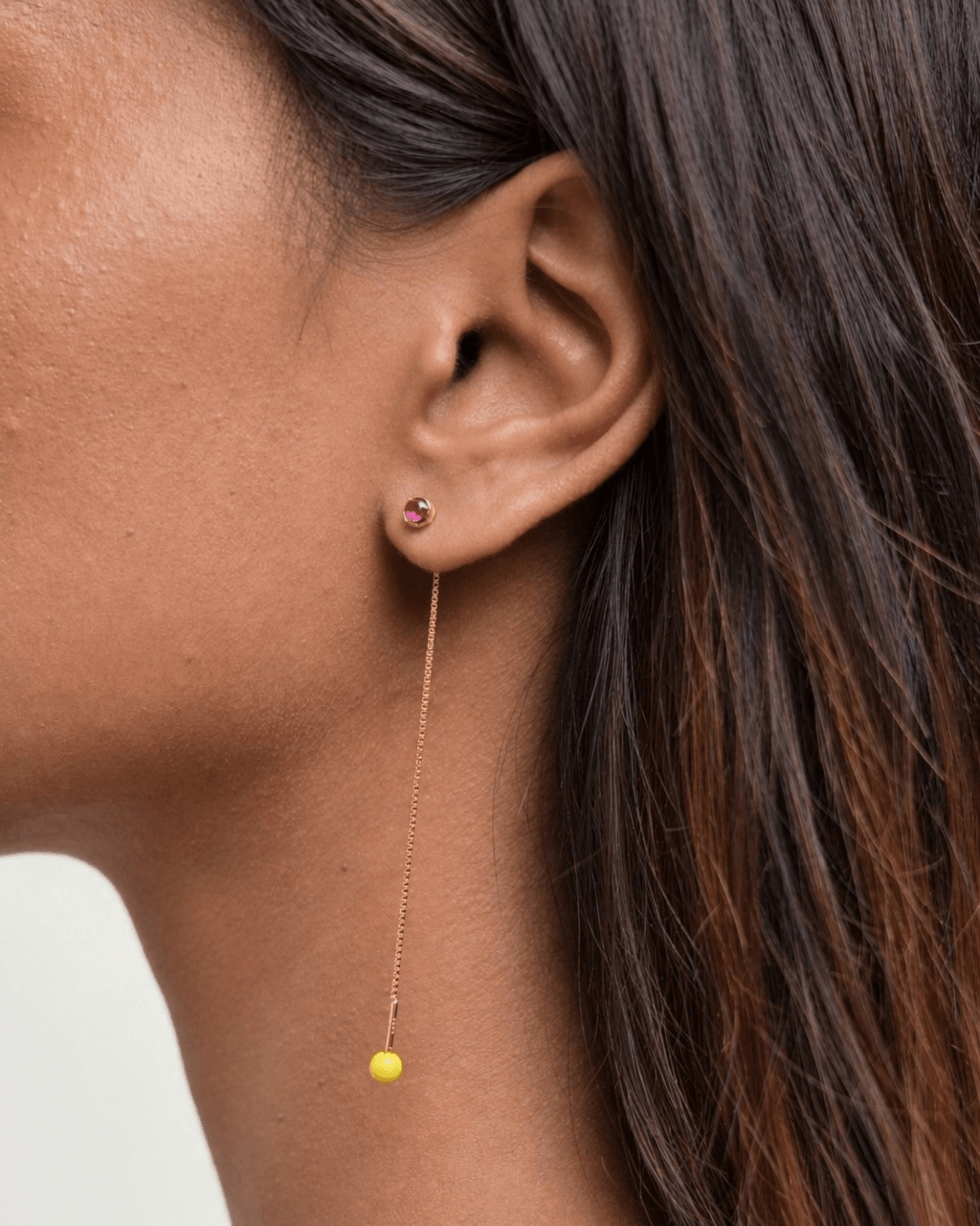 Orecchino FLOOX Duo - Lemon - MOOPSFL-DUO-003