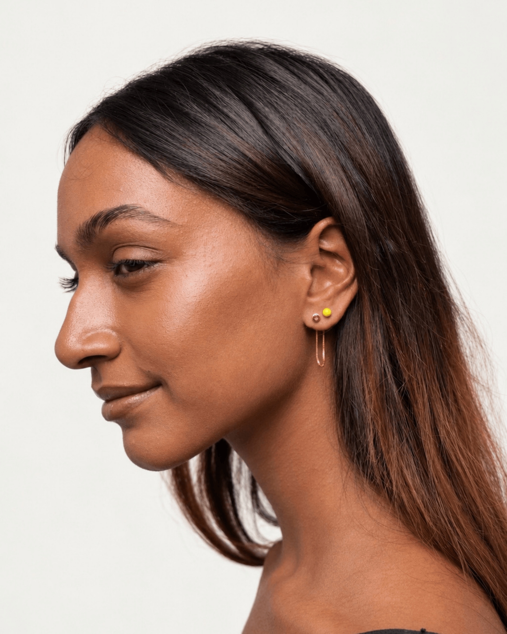 Orecchino FLOOX Duo - Lemon - MOOPSFL-DUO-003