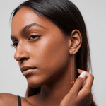 Orecchino FLOOX Duo - Tangerine - MOOPSFL-DUO-004